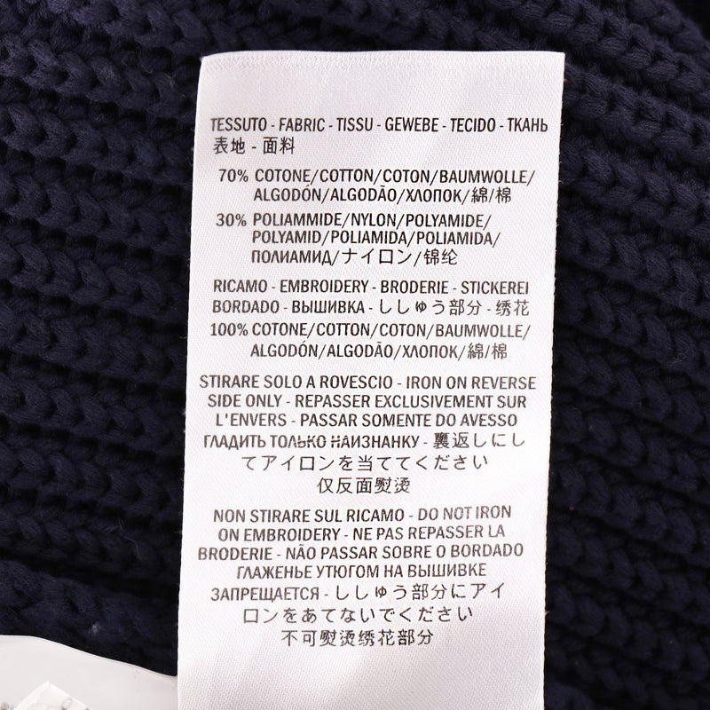 Gucci Anchor Crest Chunky Cotton Knit Jumper. Size M