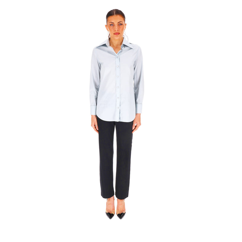 Gucci Cotton Shirt With 'GG' Logo Enamel Button Details. Size 38IT