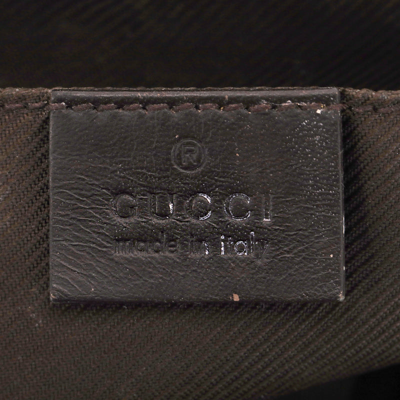 Gucci GG Canvas Web Stripe Cosmetic Pouch/Toiletry Bag