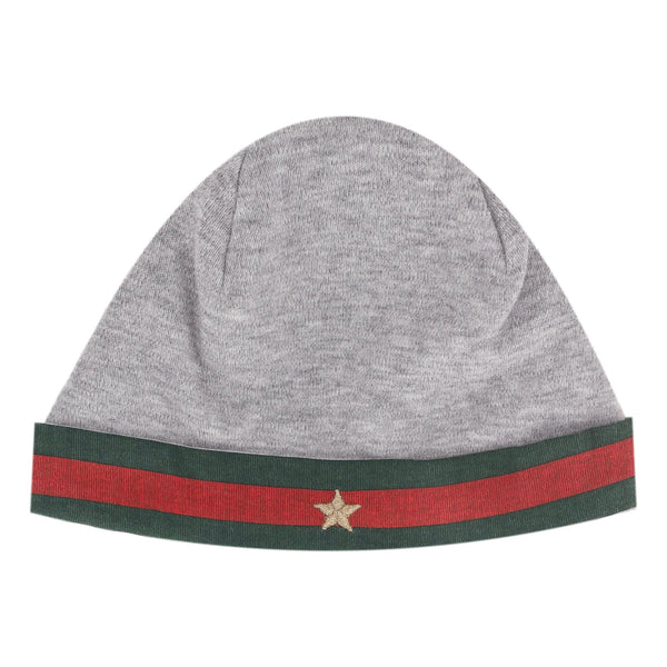 Gucci Baby Web Stripe Star Cotton Hat/Beanie. Size 3-6M