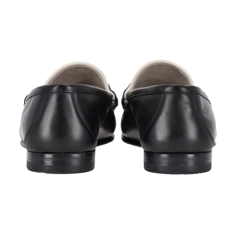 Gucci Two-Tone Roos Horsebit Leather Loafers. Size 39