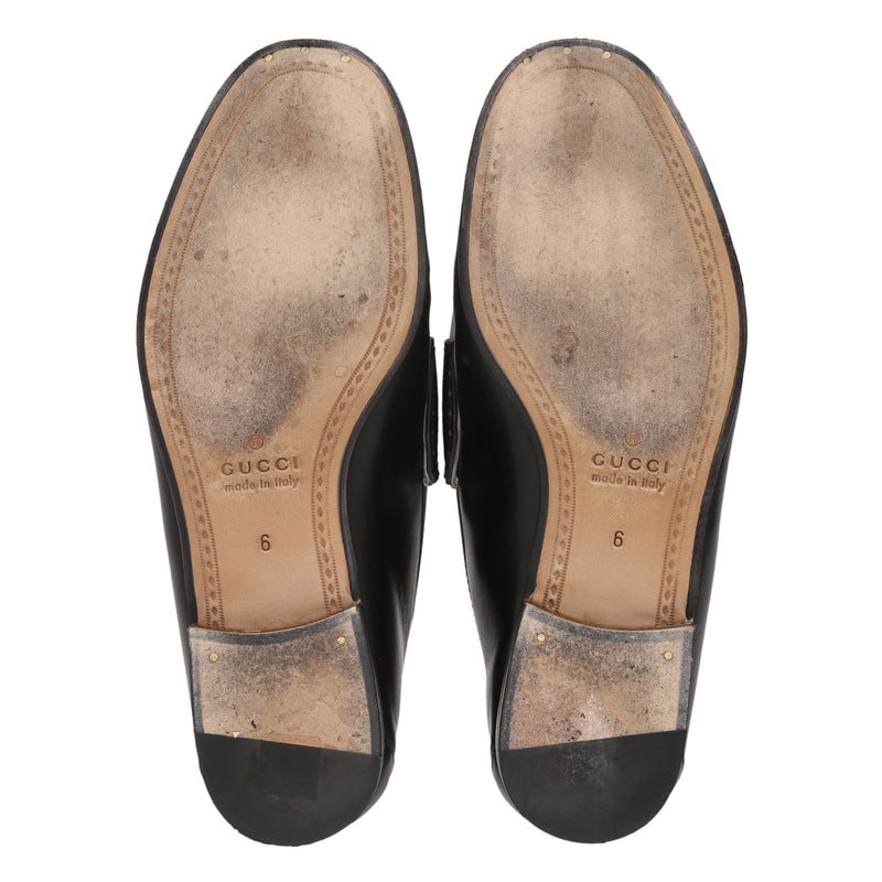 Gucci Two-Tone Roos Horsebit Leather Loafers. Size 39