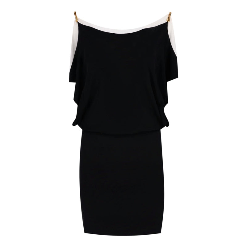 Gucci Knitted Dress With Chain Straps Detail. Size M