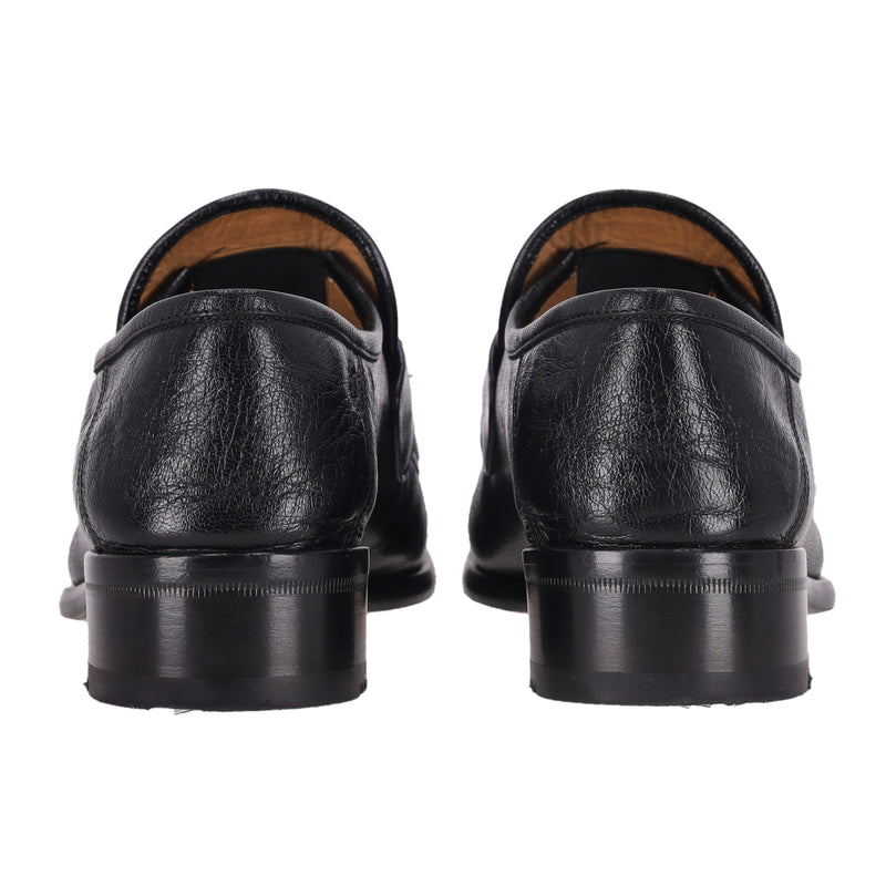 Gucci Union Jack Horsebit Leather Heeled Loafers. Size 39