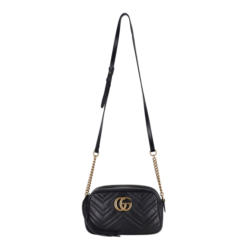 Gucci GG Marmot Matelasse Leather Mini Camera Bag
