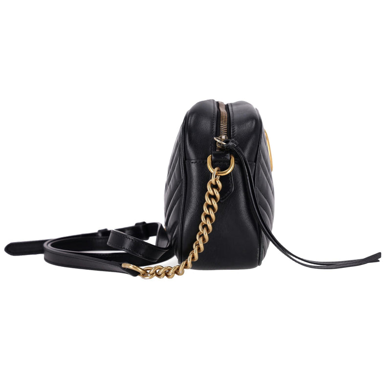 Gucci GG Marmot Matelasse Leather Mini Camera Bag