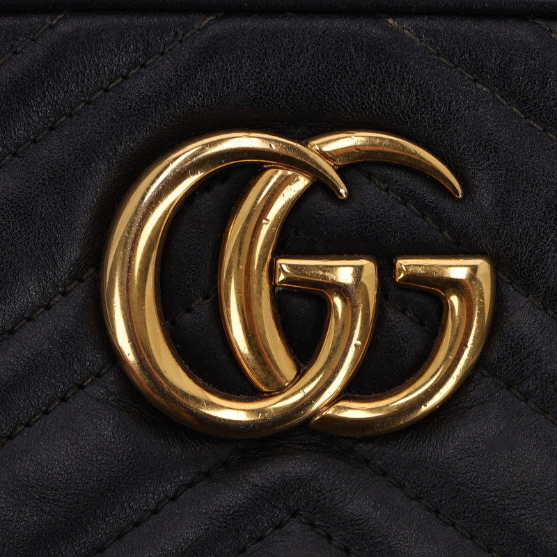 Gucci GG Marmot Matelasse Leather Mini Camera Bag