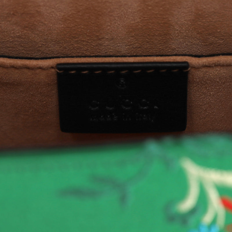 Gucci Floral Jacquard Sylvie Small Top Handle Bag