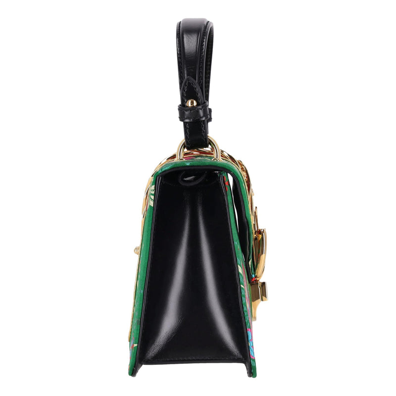 Gucci Floral Jacquard Sylvie Small Top Handle Bag