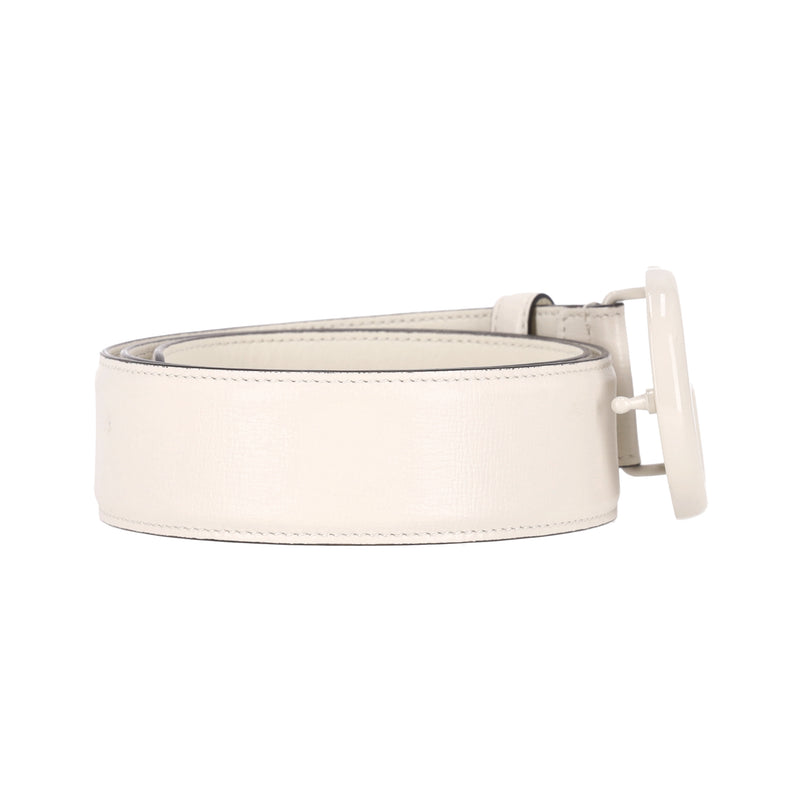 Gucci 'GG' Logo Leather Belt