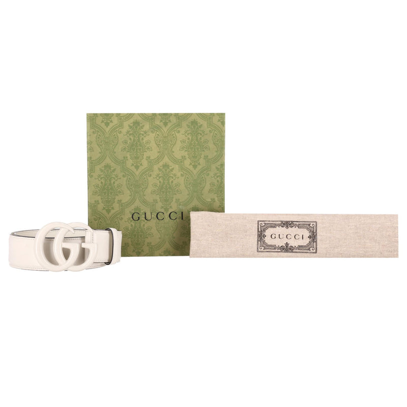 Gucci 'GG' Logo Leather Belt