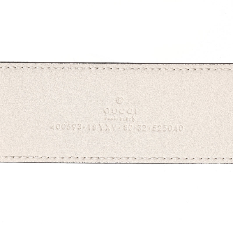 Gucci 'GG' Logo Leather Belt