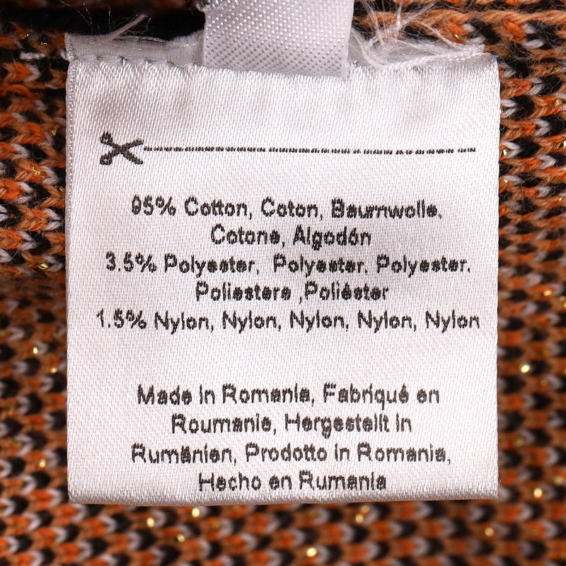 Hayley Menzies Leopard Print Knitted Open-Front Cotton Cardigan. Size M