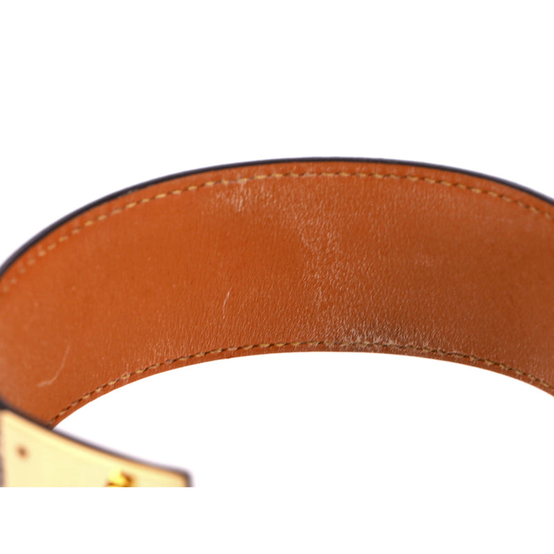 Hermes Lizard Skin Kelly Dog Bracelet