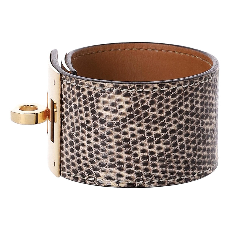 Hermes Lizard Skin Kelly Dog Bracelet