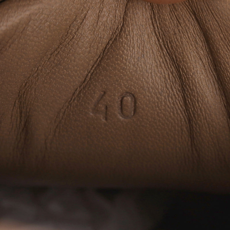 Hermes Leather & Lizard Skin 'H' Quicker Sneakers. Size 40