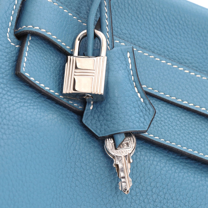 Hermes Kelly Clemence Leather Retourne 40cm Bag
