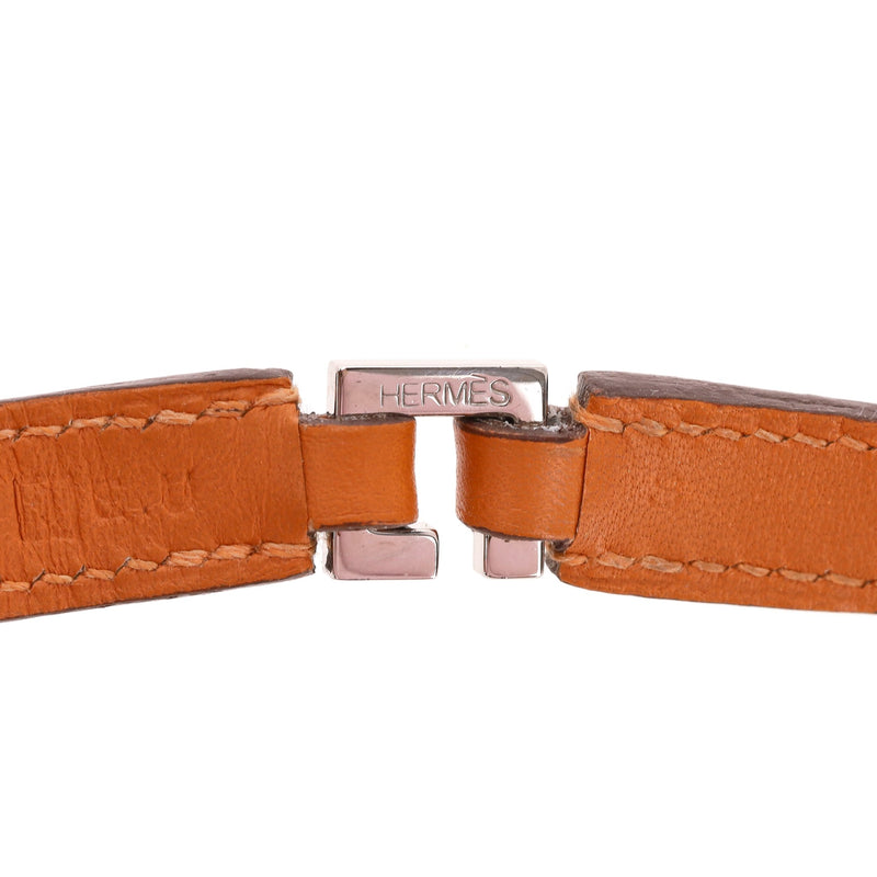 Hermes Multi Stud Medor Rockstud Leather Wrap Bracelet
