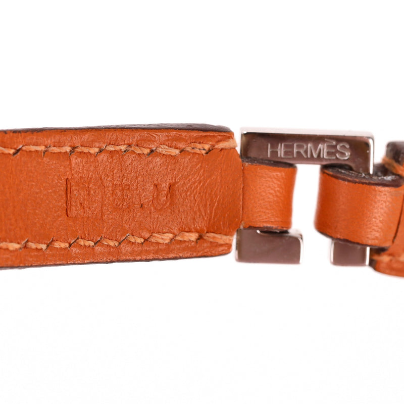 Hermes Multi Stud Medor Rockstud Leather Wrap Bracelet