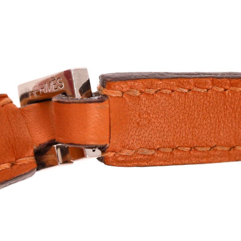 Hermes Multi Stud Medor Rockstud Leather Wrap Bracelet