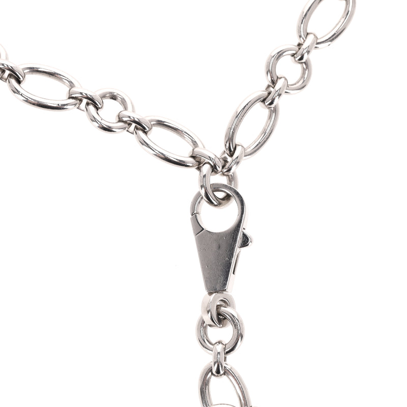 Hermes Palladium Plated Olga Chain Belt With Signature Charms