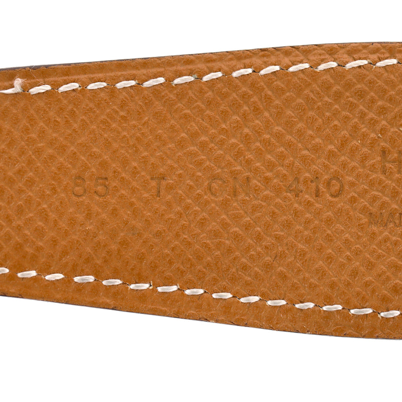 Hermes Collier De Chien Reversible Leather Belt