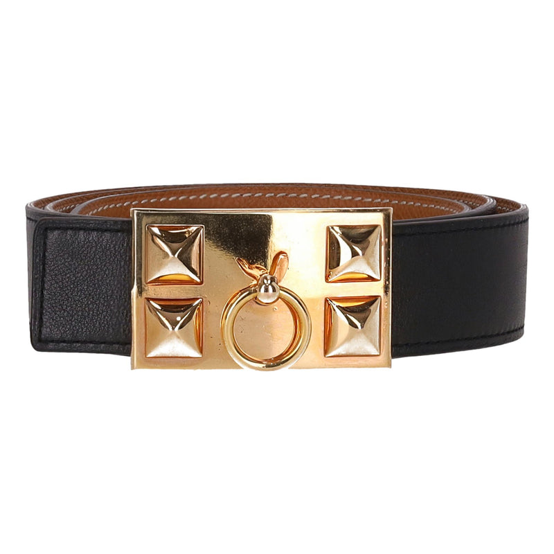 Hermes Collier De Chien Reversible Leather Belt
