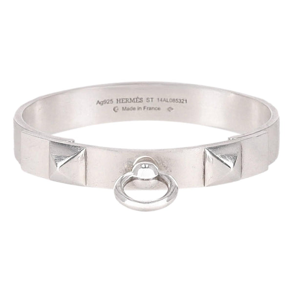 Hermes Collier De Chain Silver ST Medium Bracelet
