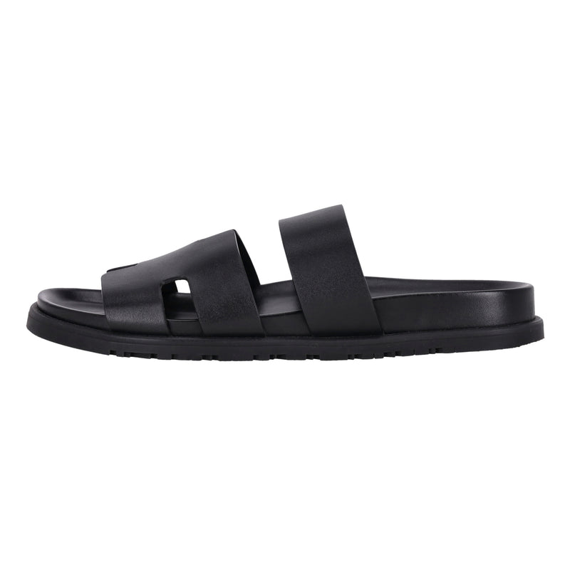 Hermes Leather Chypre Sandals. Size 41