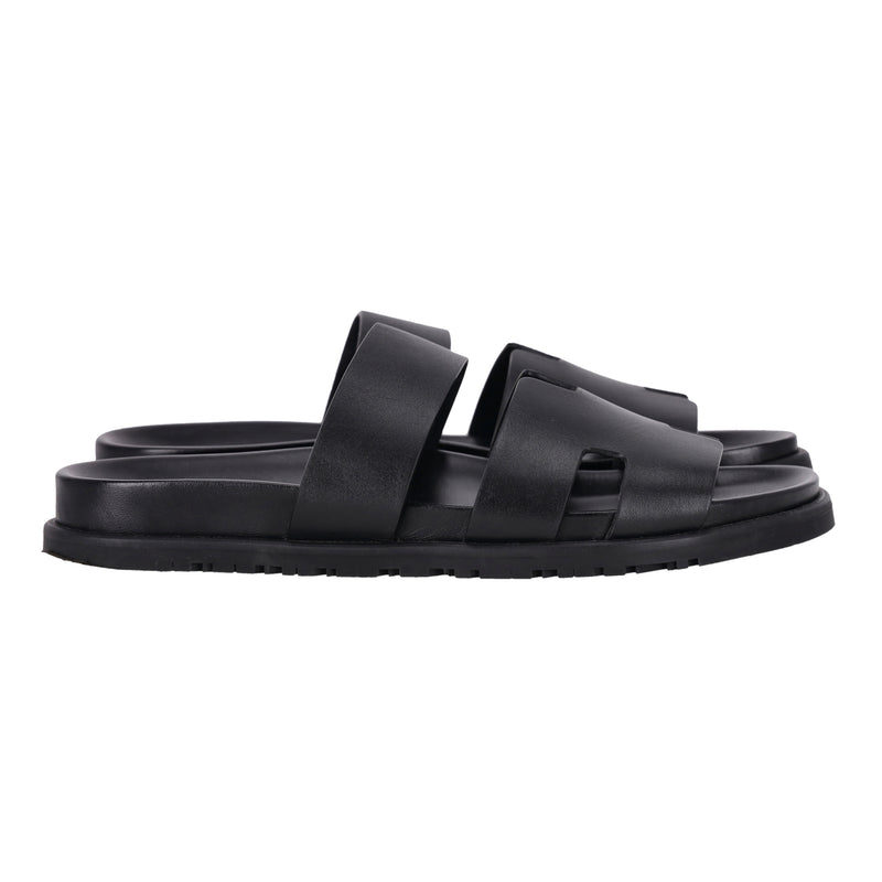 Hermes Leather Chypre Sandals. Size 41