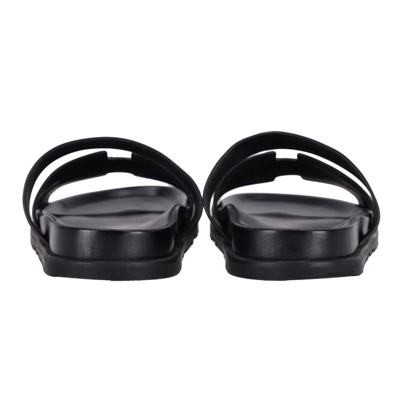 Hermes Leather Chypre Sandals. Size 41