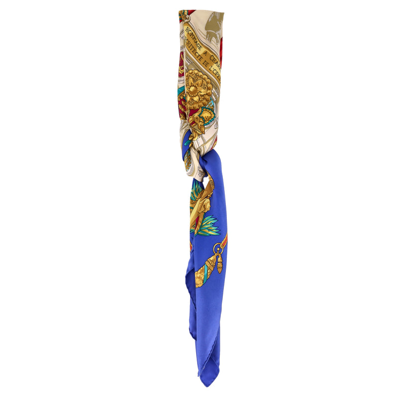 Hermes Hommage A Charles Garnier Silk Scarf