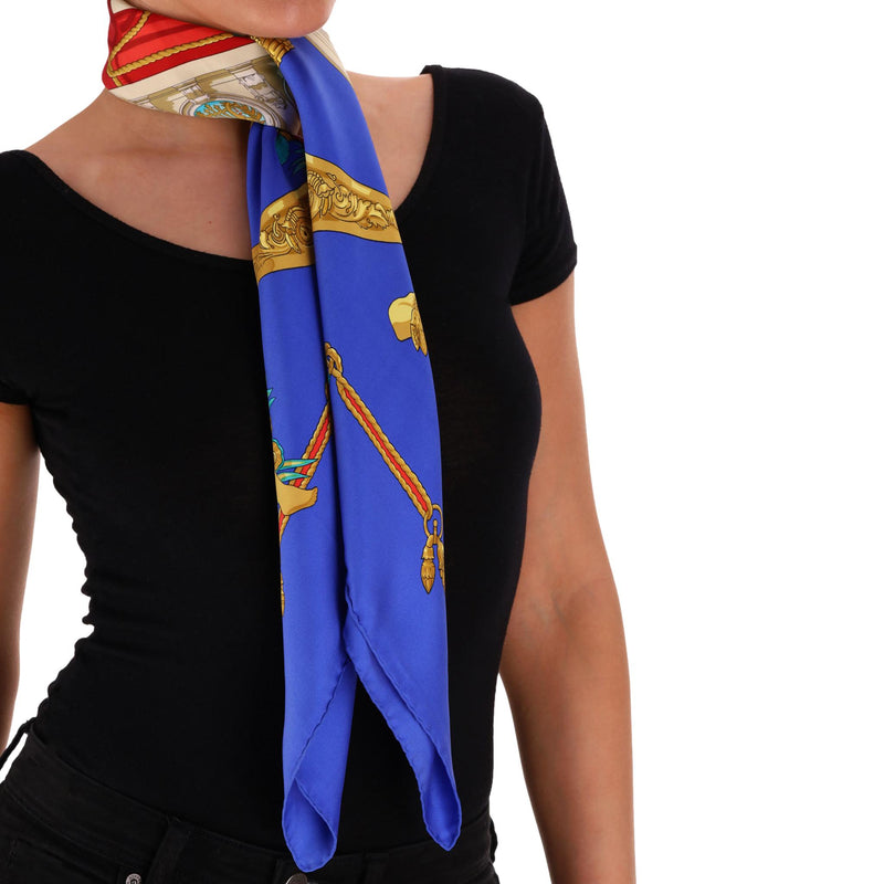 Hermes Hommage A Charles Garnier Silk Scarf