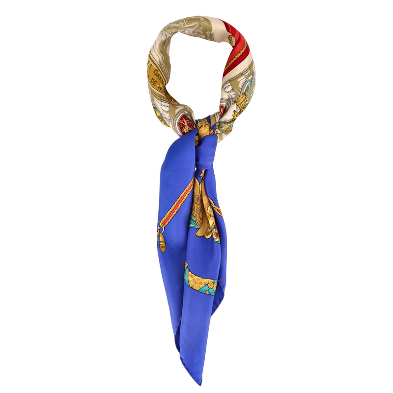 Hermes Hommage A Charles Garnier Silk Scarf