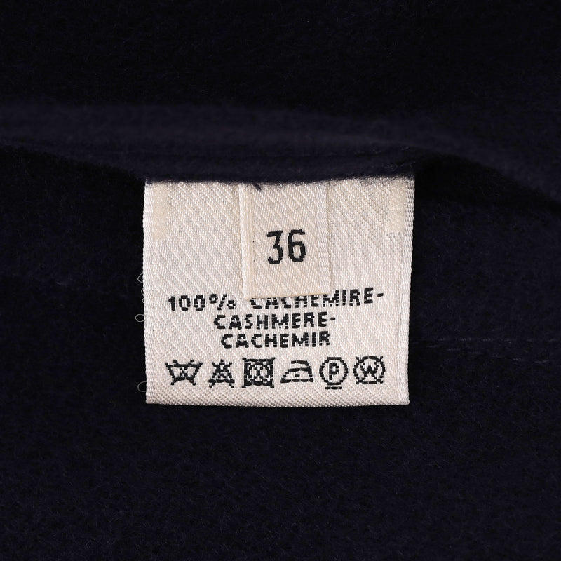 Hermes Reversible Cashmere Coat. Size 36FR