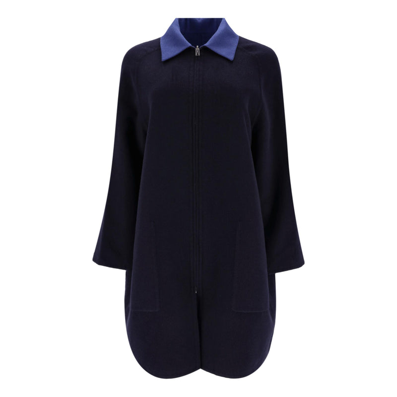 Hermes Reversible Cashmere Coat. Size 36FR