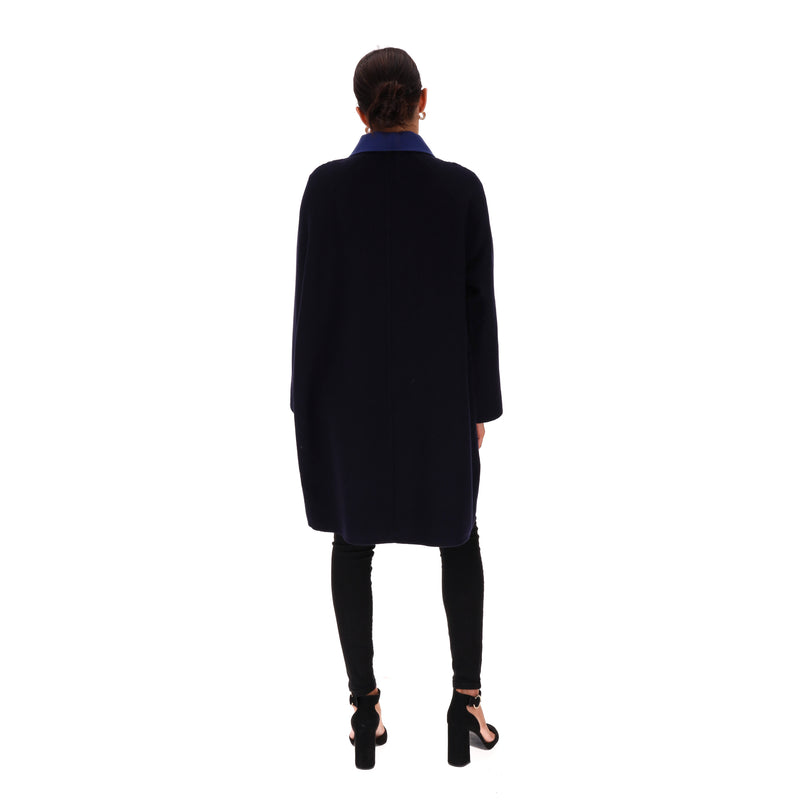 Hermes Reversible Cashmere Coat. Size 36FR