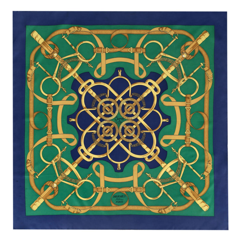 Hermes Eperon D'Or Silk Twill Scarf