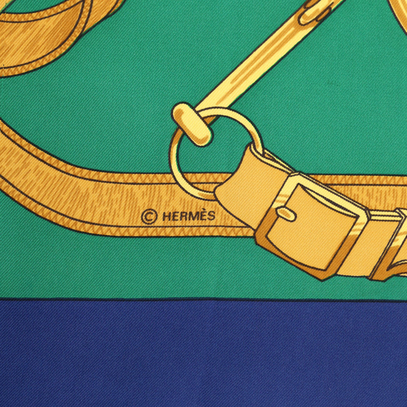 Hermes Eperon D'Or Silk Twill Scarf