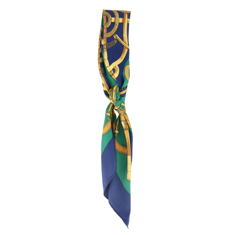 Hermes Eperon D'Or Silk Twill Scarf