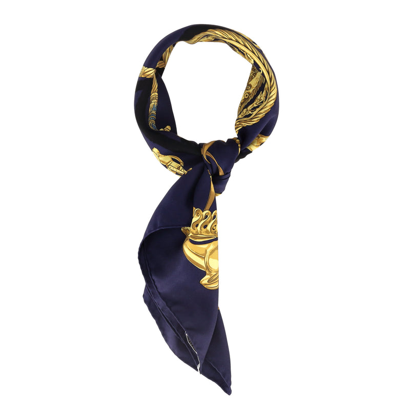 Hermes Les Cavaliers D'or Silk Scarf