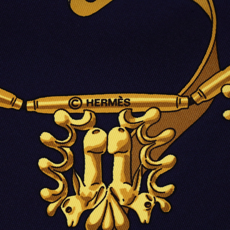 Hermes Les Cavaliers D'or Silk Scarf
