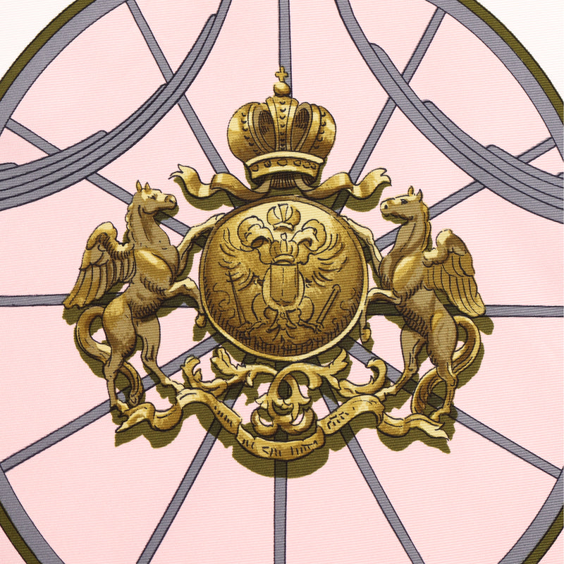 Hermès 'Springs' Silk Scarf By by Philippe Ledoux