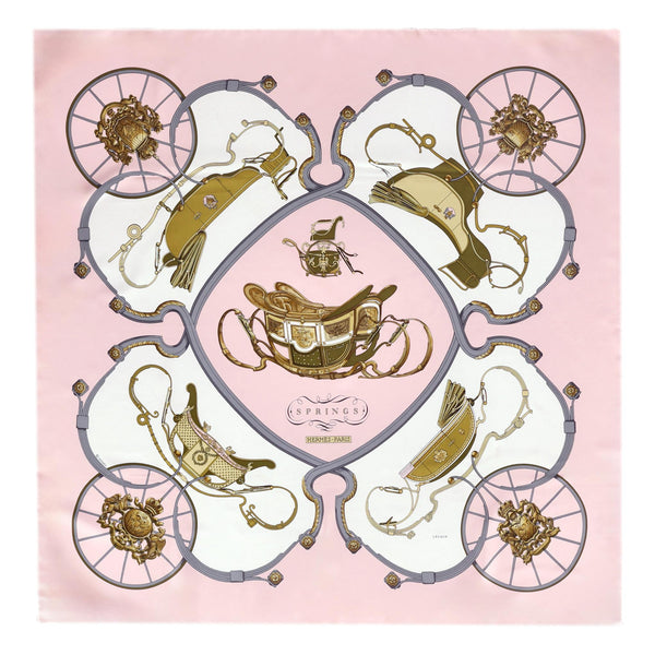 Hermès 'Springs' Silk Scarf By by Philippe Ledoux