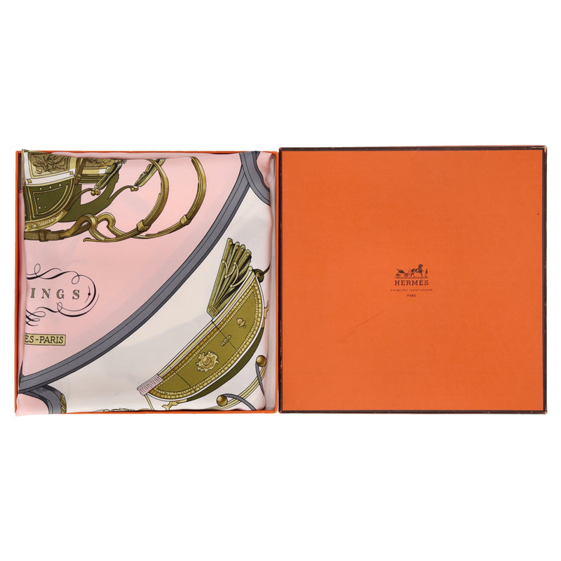 Hermès 'Springs' Silk Scarf By by Philippe Ledoux