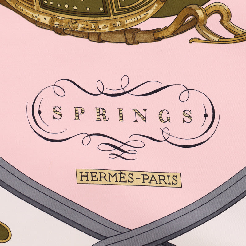 Hermès 'Springs' Silk Scarf By by Philippe Ledoux