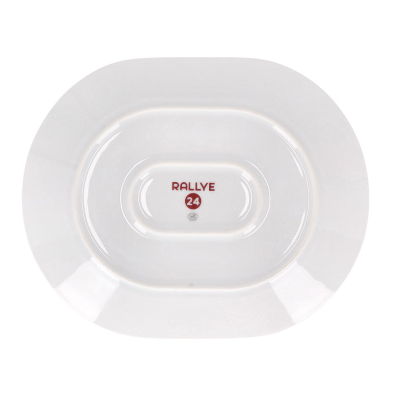 Hermes Rallye 24 Limoge Porcelain Oval Plate