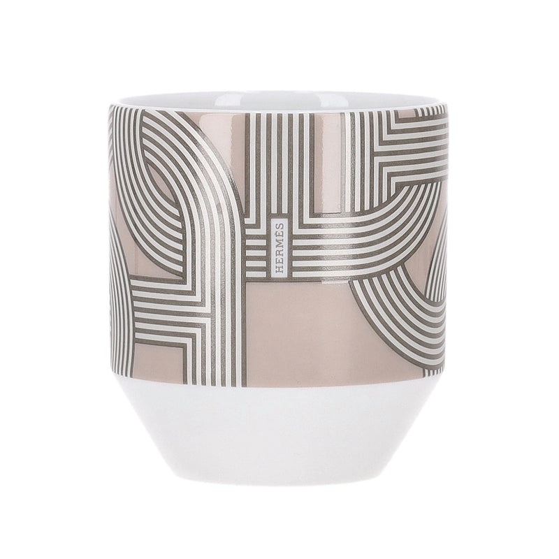 Hermes Rallye 24 Set of 6 Limoge Porcelain Tumblers