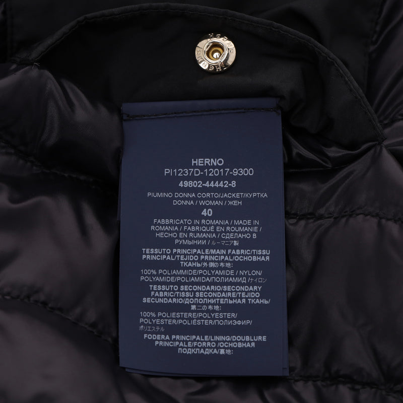 Herno Down Padded Hooded Jacket. Size 40IT