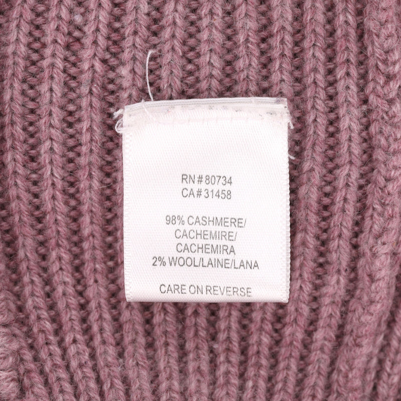 Herve Leger Cropped Roll Neck Cashmere Jumper. Size S